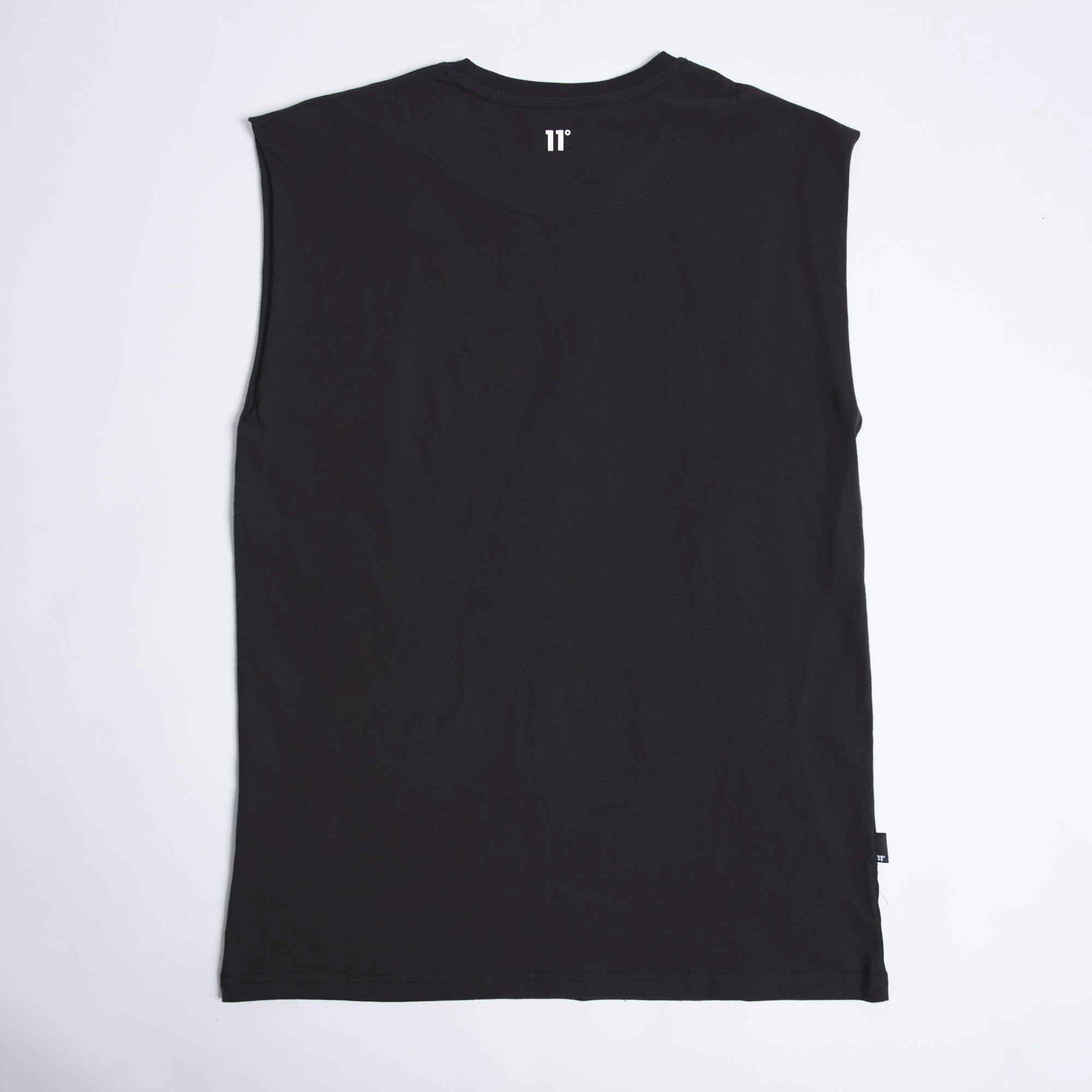 Black Misfit Sleeveless Vest