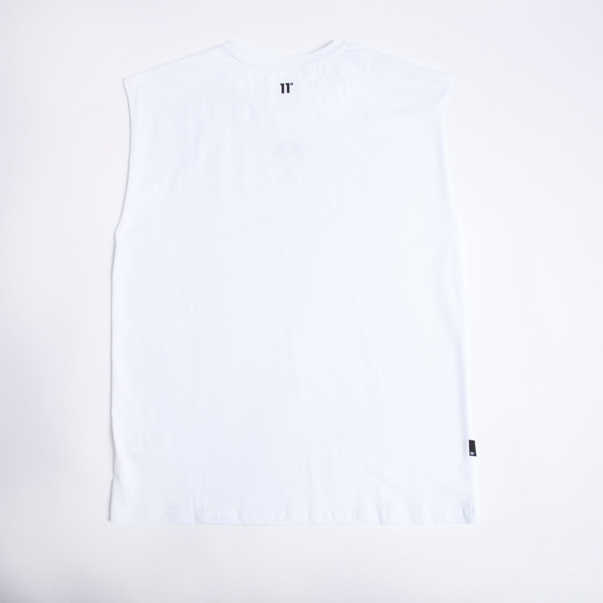 White Misfit Sleeveless Vest