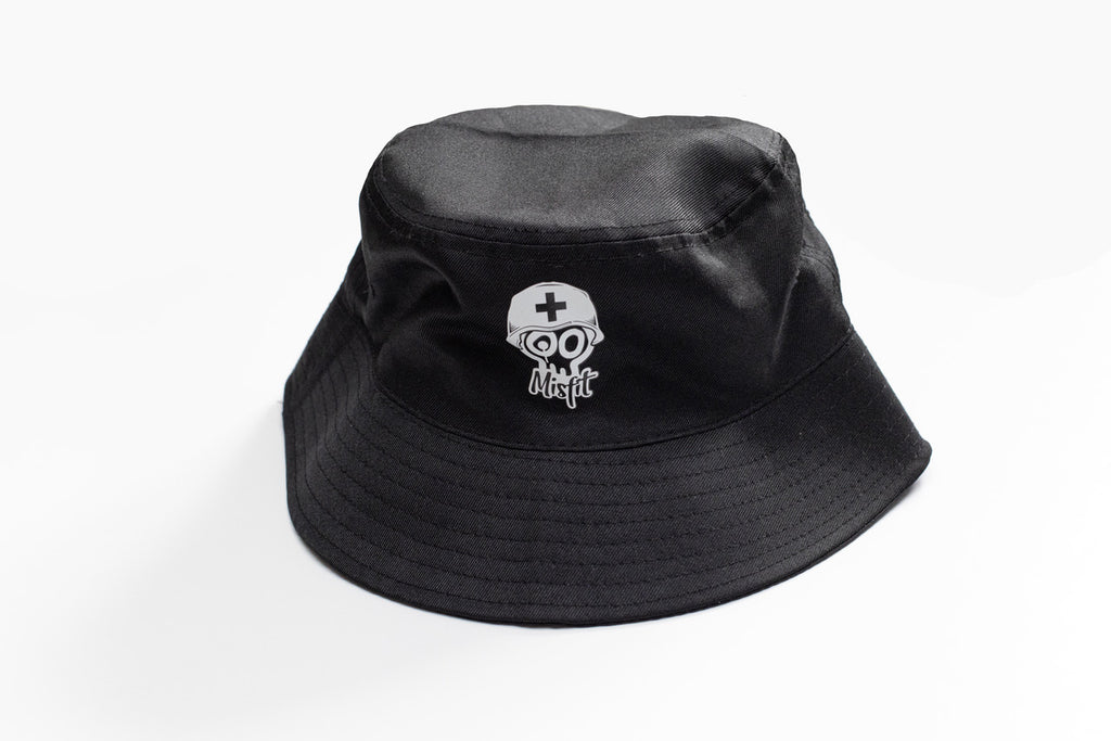 Black Misfit Bucket Hat