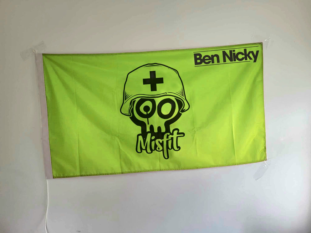 Misfit Limited Edition Lime Green Flag